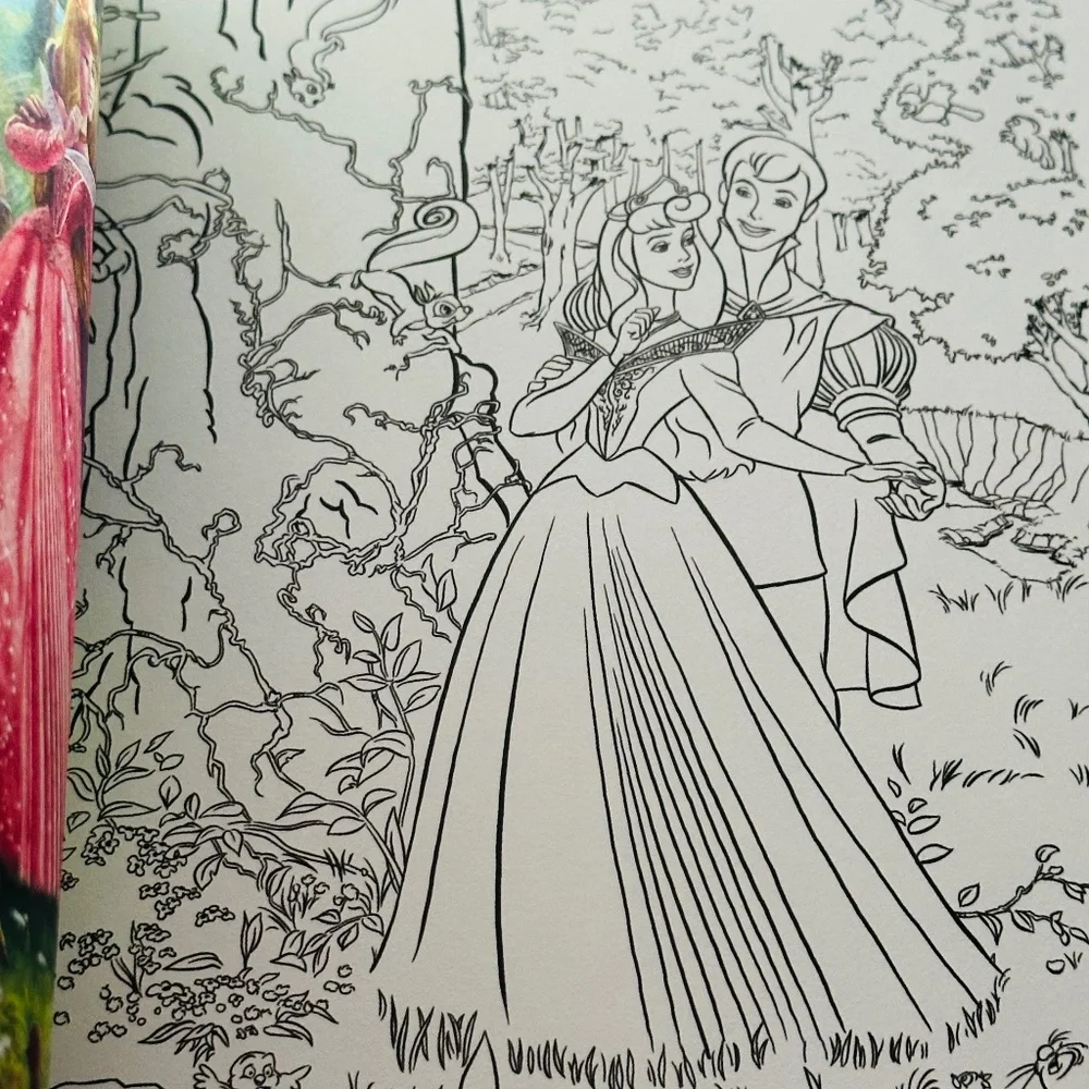 NEW The Disney Dreams Collection Thomas Kinkade Coloring Book Paperback - Picture 7 of 16